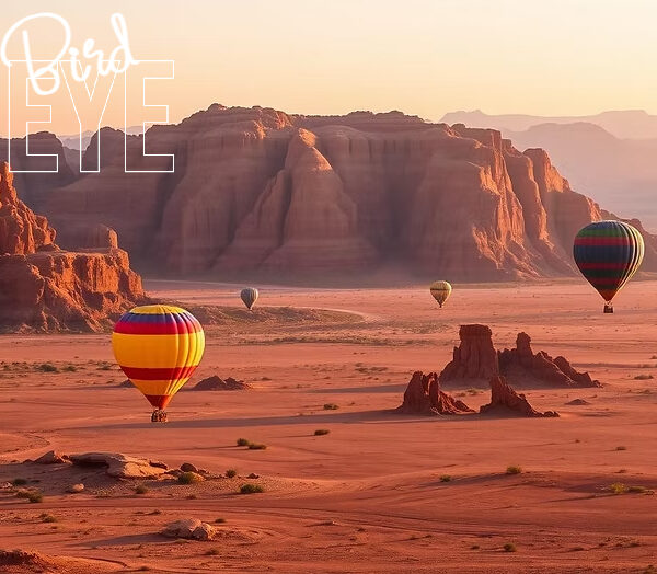 Hot Air Balloon ride in wadi Rum