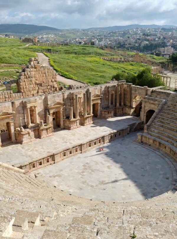 Jerash Roman ruins in Jordan